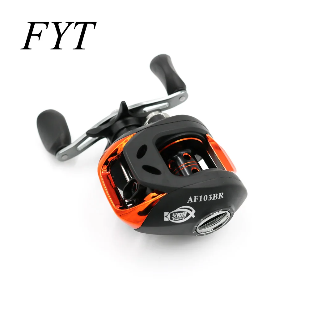 Carrete de Pesca Baitcasting 10 + 1BB 6,3: 1, rueda de Pesca con freno magnético, AF103 - imagen 2