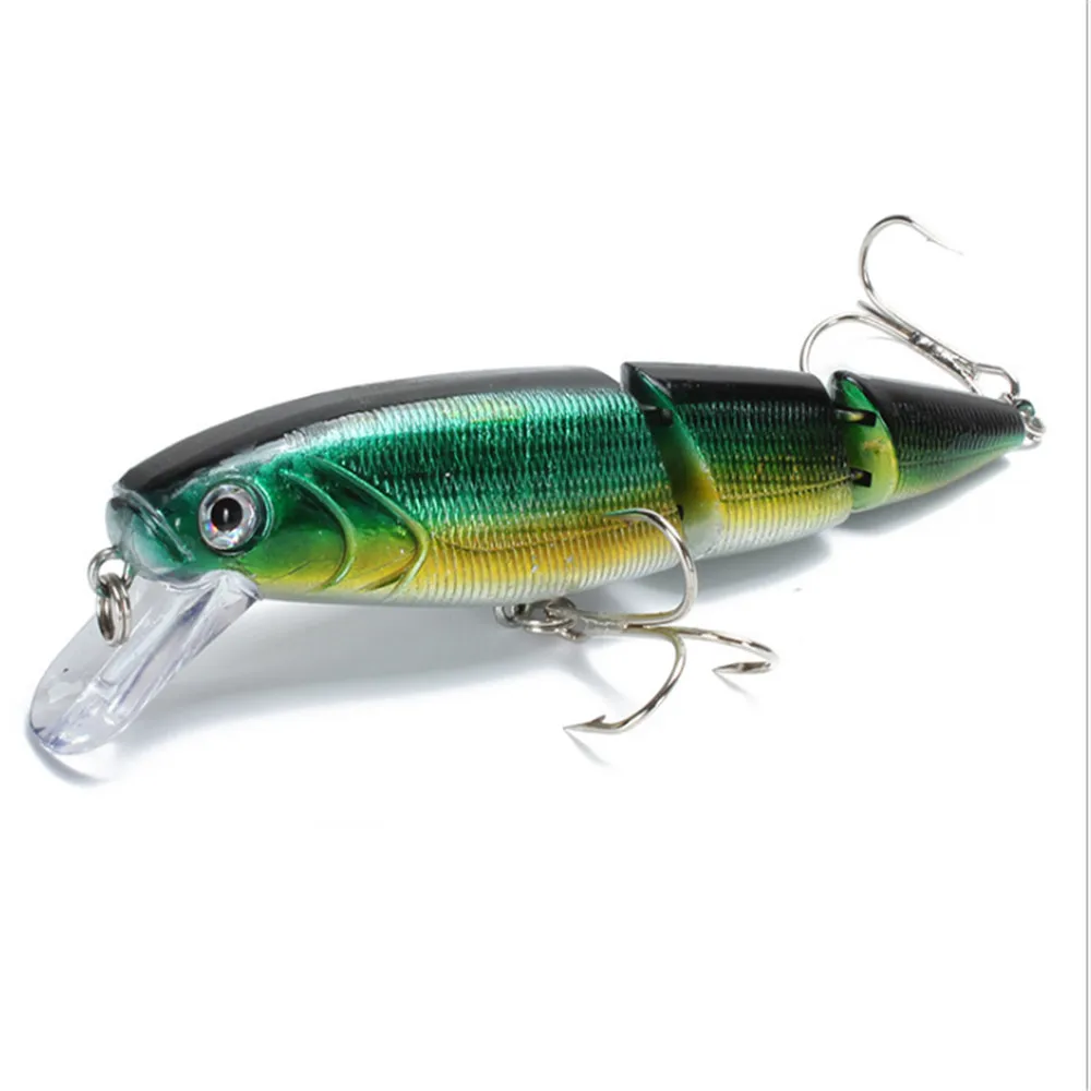 1 señuelo de pesca de pececillos, cebo duro Artificial para pesca de curricán, carpas y lucios, secciones articuladas múltiples, 14,7g, 10,5 cm - imagen 4