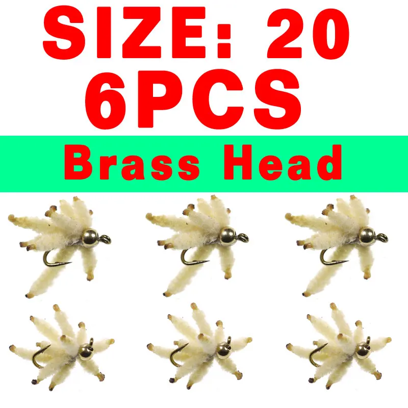 6PCS Brass SIZE 20