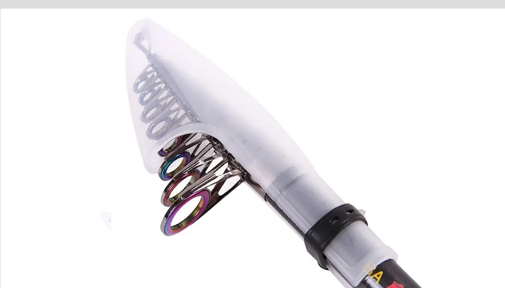 Caña de pesca compacta y portátil para aventuras de pesca versátiles