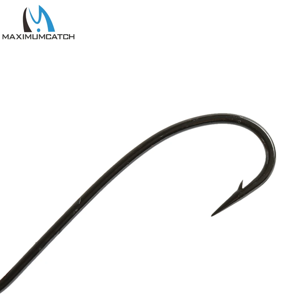 Maximumcatch 50 piezas anzuelos para moscas salmón y cabeza de acero 2 #   4 # - imagen 5