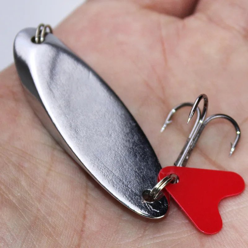 Cebo de pesca de ángulo de puppling, lentejuelas de corte oblicuo láser 7g10g14g21g, cebo de pesca de plata con lentejuelas para Señuelos de Pesca, 1 pieza - imagen 4