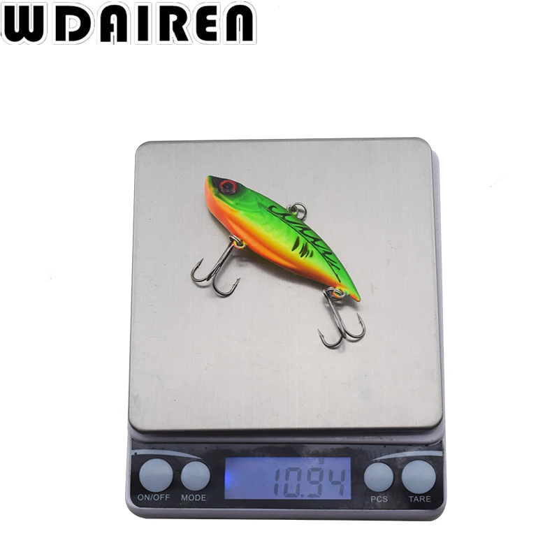 Señuelo de pesca que se hunde, 1 unidad, 65mm, 11g, anzuelos triples de invierno, Wobbler, Crankbait, carpa, aparejos de pesca, WD-218 - imagen 4