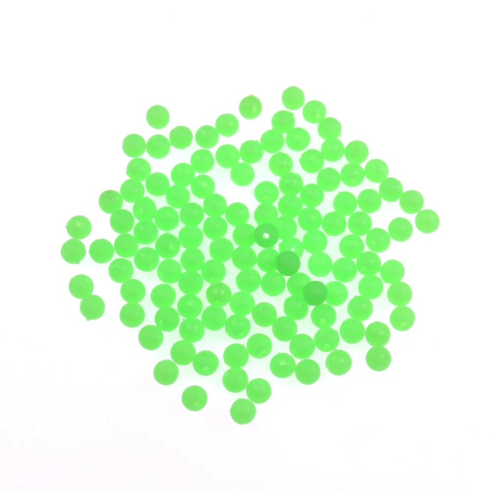 Bimoo-Cuentas luminosas suaves redondas/ovaladas de 100 piezas para hacer carpas, aparejo flotante de agua salada, cebo de pesca - imagen 4