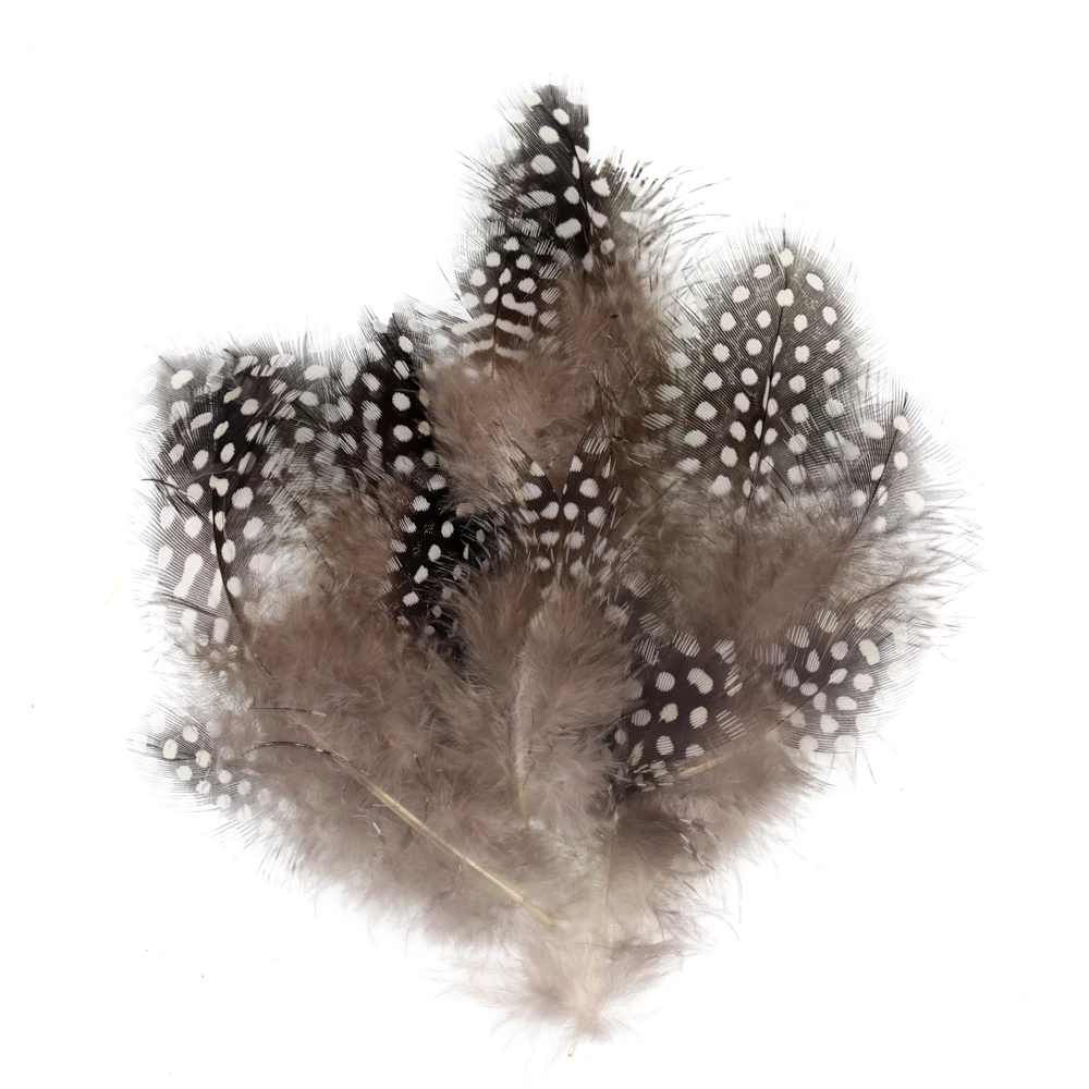 Bimoo-plumas de búho de Guinea y faisán, Material para atar moscas, collares, wingstings y mejillas, 100% Natural, 50 unids/paquete - imagen 3