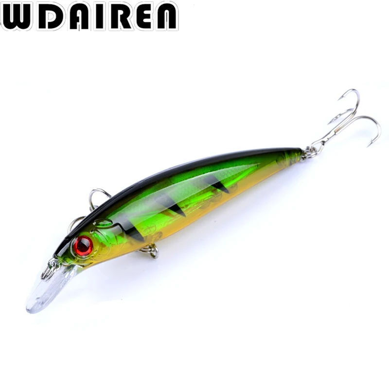 WDAIREN-señuelo de pesca de 11cm y 13,5g, cebo duro Artificial flotante, ojos 3D, Wobblers, Crankbait, Minnows, WD-219 - imagen 2