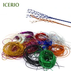 ICERIO 5 m/paquete de atado de moscas, materiales de atado de moscas, canalé de quironomid Midge Nymph, líneas trenzadas