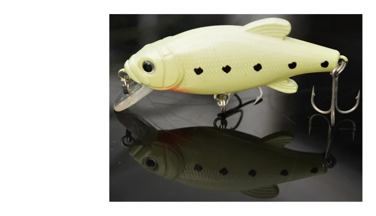 Señuelos de Pesca brillantes VIB, cebo de pesca nocturna con ala, cebos artificiales duros, 7,5 cm/12g - imagen 4