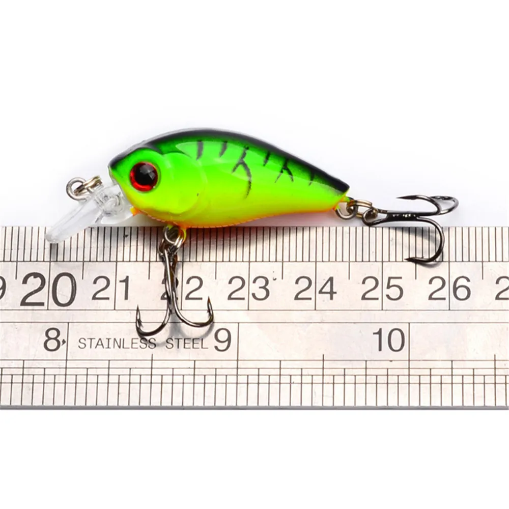 1 Uds Mini Crankbait señuelo de pesca Topwater 45mm 3,5g Artificial Japón duro Wobblers cebo Artificial trucha Lucio pesca de carpa - imagen 5
