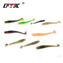 FTK Wobbler Swimbait Silicona Bass – Señuelo Gusano Pesca