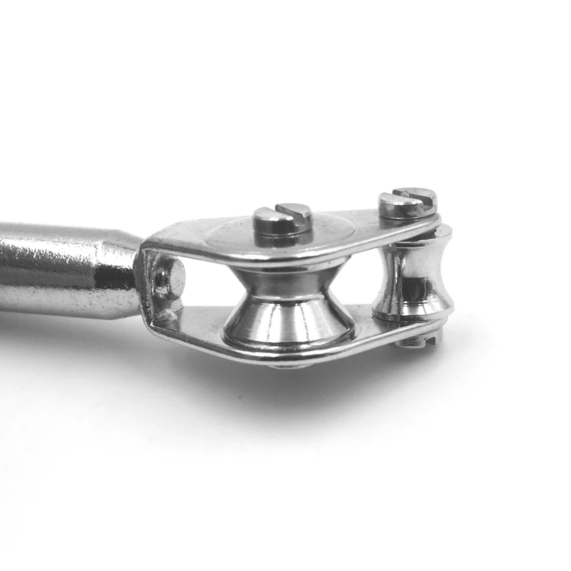 MNFT, 1 unidad, ID de agujero, 5mm, 6mm, 7mm, 8mm, caña de pie para pesca en barco, punta de Metal, guía de rodillo superior, accesorio de señuelo de pesca - imagen 4