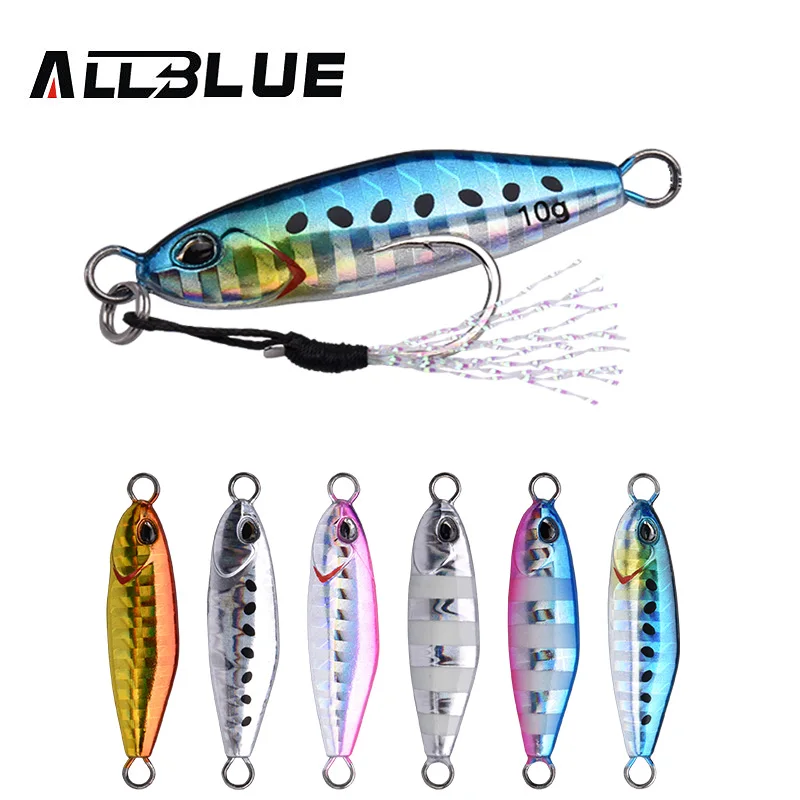 ALLBLUE Drager Micro Metal Jig 3-10g – Señuelo para Costa y Jigging - imagen 2