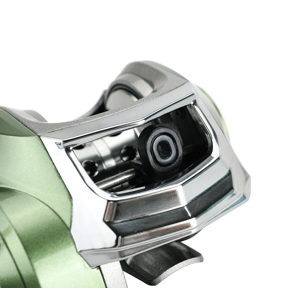 Carrete de pesca de cebo Casting, 17 + 1BB, Ratio 7,1: 1, sistema de freno Dual, señuelo de potencia de arrastre de 8kg, aparejos de pesca de agua salada - imagen 3