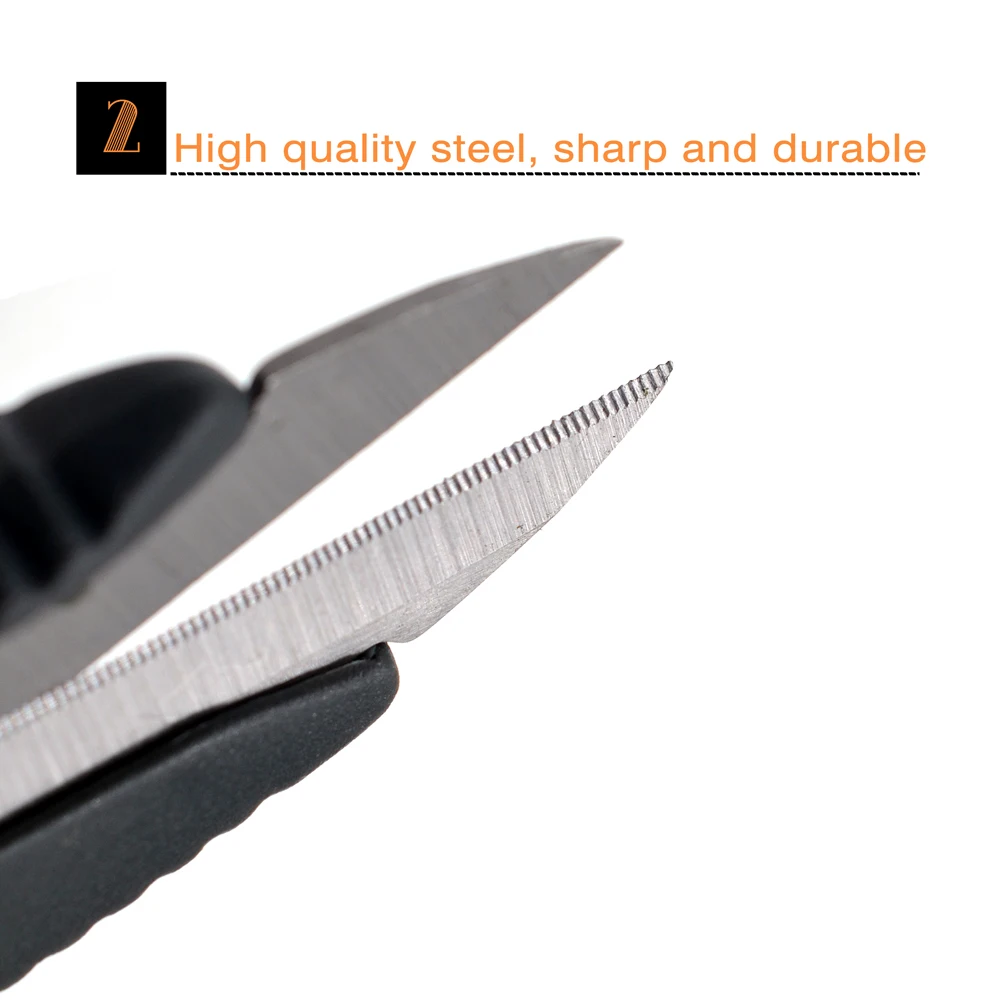 MNFT-sedal de pesca plegable de acero inoxidable en forma de camarón, cortaúñas, tijera de pesca, uso de peces, accesorios, herramienta para atar moscas - imagen 4