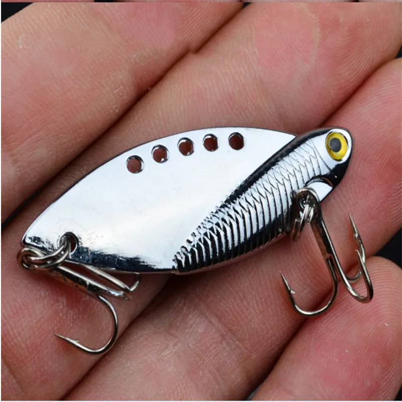 Señuelo de pesca de Metal VIB, 1 unidad, 11g, 5cm, Isca, vibración vívida, Wobblers, lubina, Cicada, Spinners, cebo para todos los aparejos de pesca de agua superior - imagen 4
