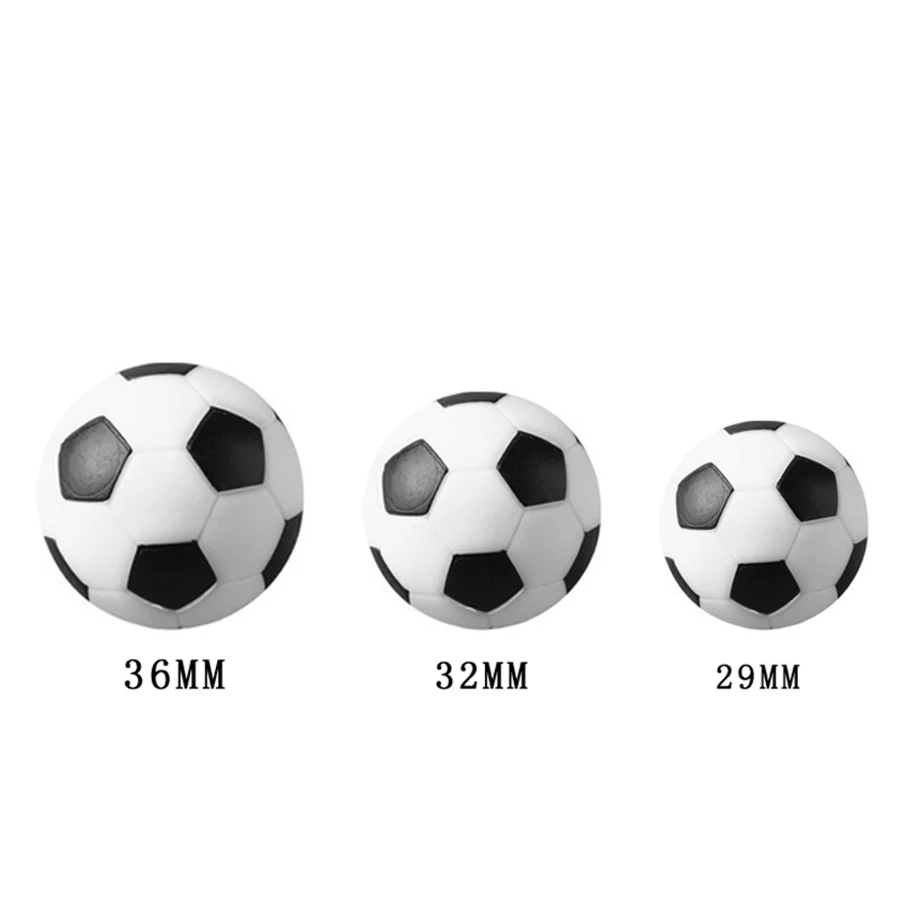Juego de mesa de fútbol de resina blanca, piezas de juego de mesa de Fussball, herramienta de entretenimiento Babyfoot, 4 unids/set por juego - imagen 5