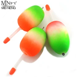 MNFT 3 uds flotador de pesca deriva espuma EVA Bobber tubo de pesca boya flotadores de espuma en forma de bola
