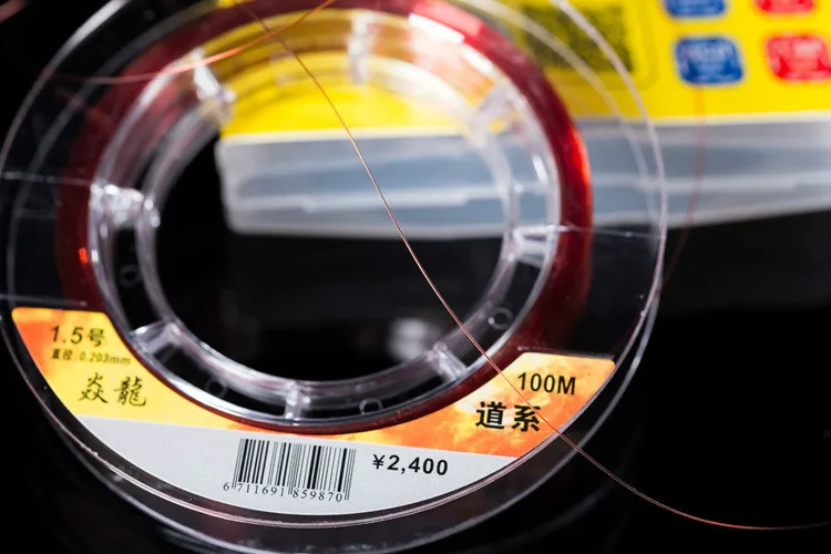 Sedal de pesca de nailon duradero, Sedal dedicado para entusiastas de la pesca, 100m, para deportes al aire libre y ocio, 2 unids/lote - imagen 5