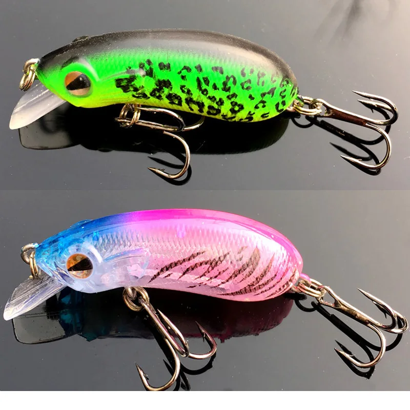 Señuelos de Pesca Minnow, cebos artificiales de hundimiento rápido, 5cm/7,5g, 8 ganchos, 1 pieza, venta - imagen 2