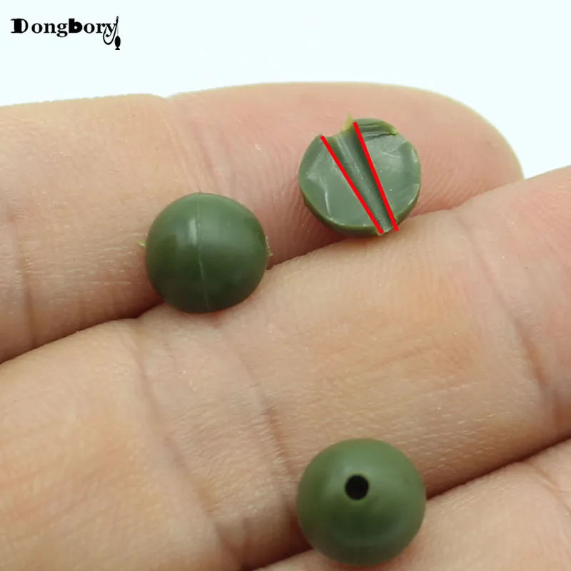 Cuentas de goma blanda para pesca de carpa, aparejo flotante para pesca de carpa, 100 unidades - imagen 3