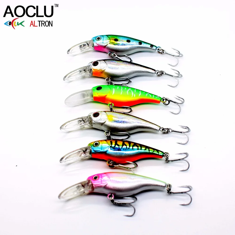 AOCLU Wobbler Jerkbait 40mm – Minnow flotante 0,8m lubina - imagen 3