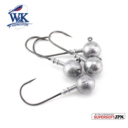 W&K Jig Head Original anzuelo pin tail para vinilo