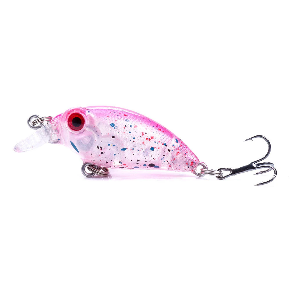 un pequeño señuelo de pesca colorido diseñado para captar peces