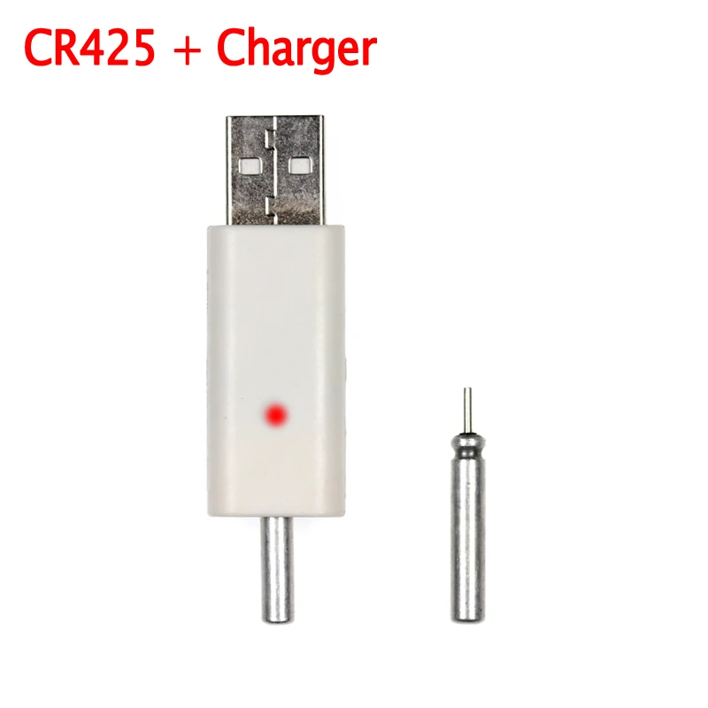 Bimoo-Batería de flotador de pesca CR425 recargable para pesca nocturna - imagen 4