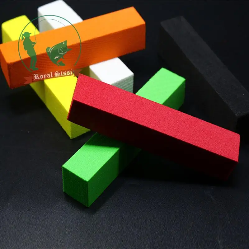 Poste de espuma cuadrado superfino, poste de columna de longitud de 10cm, cilindros de espuma EVA, bloques de espuma, flotador, material de atado de moscas, 6 colores - imagen 2