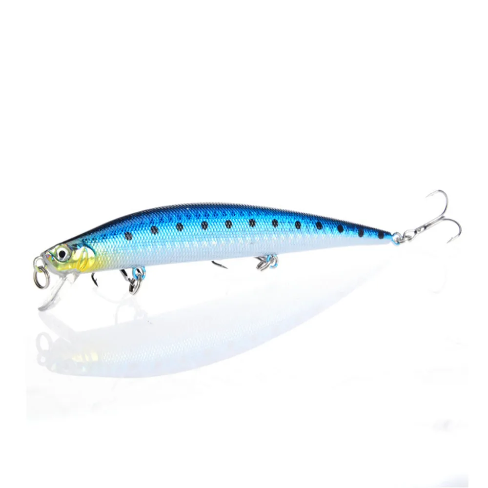 Señuelos de Pesca Minnow para nadar, Wobblers de 125mm/12,5g, CrankBait duro con gancho 6 #, aparejos de Pesca de carpa, 1 ud. - imagen 4