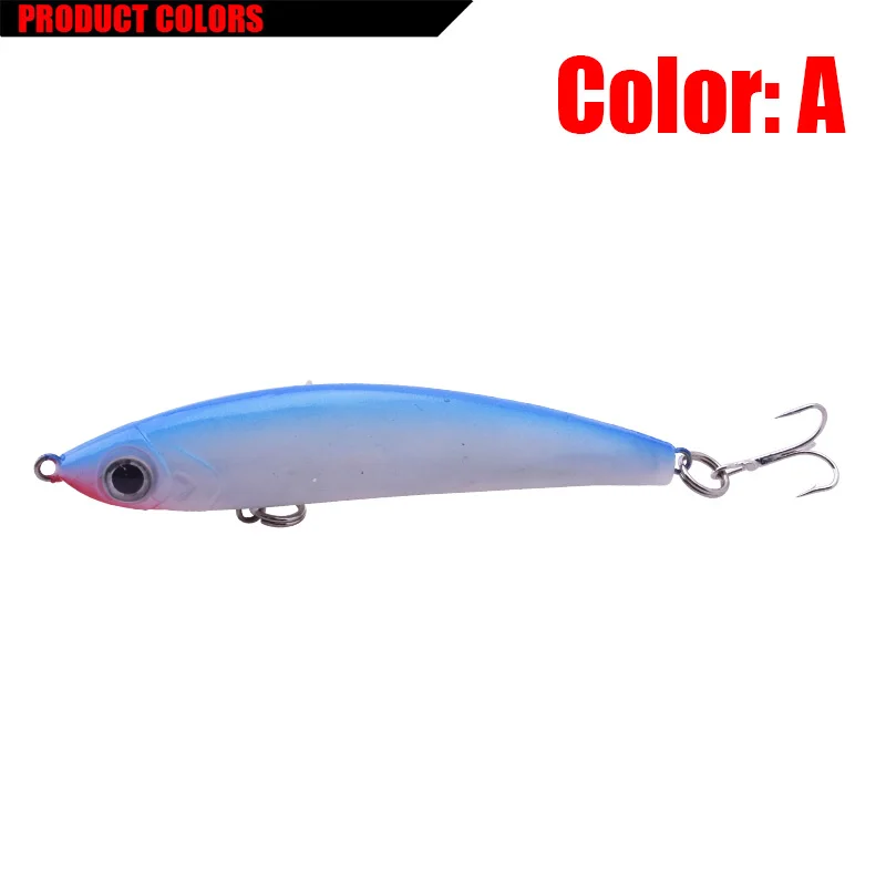 Señuelo de pesca de bloque de plomo de silicona, 8cm, 14,5g, anzuelo que se hunde, Wobblers, cebos de natación, cebos artificiales, Crankbait, aparejos de pesca, PR-220, 1 ud.