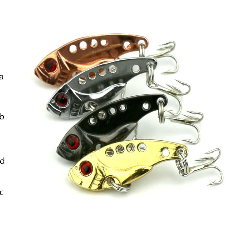 Señuelo de pesca VIB, cebos de hoja de cuchillo Artificial, señuelos de Metal duro, vibración, Lucio, captura de peces, 1 pieza, venta - imagen 3