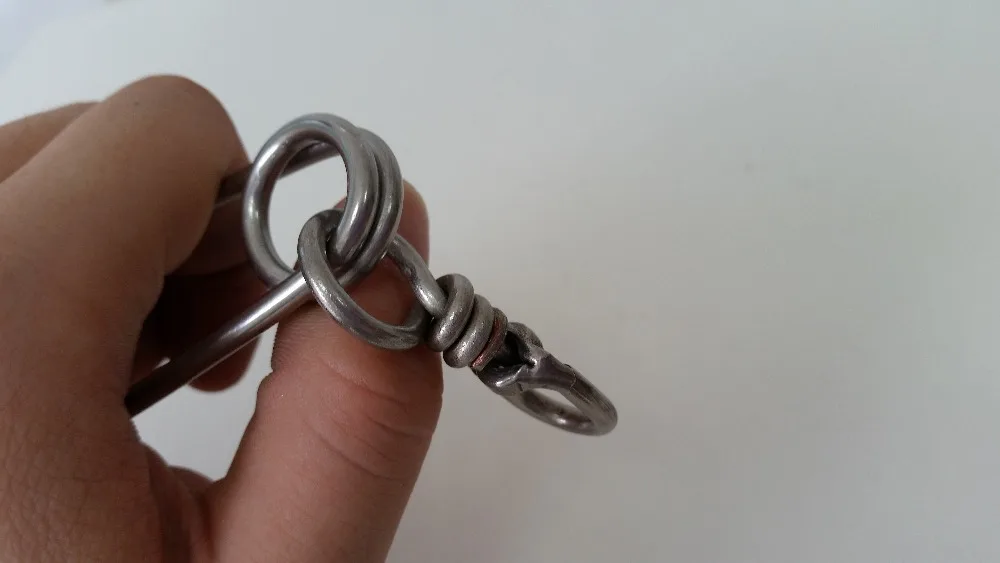 Gancho giratorio de pesca de acero inoxidable, 1 piezas, línea de flotación, 700lb, 5,5" - imagen 4