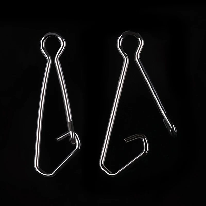 Conector de pesca con mosca, línea de anzuelo, mar, Océano, giratorio, Snap, herramienta de pesca, accesorios, productos para equipos de pesca, 50 unids/lote por caja - imagen 3