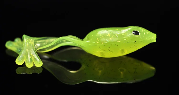 Señuelo suave de rana serie japonesa, Mini ranas, 5g/6cm, captura de lubina, cabeza de serpiente, 1 pieza en oferta - imagen 5