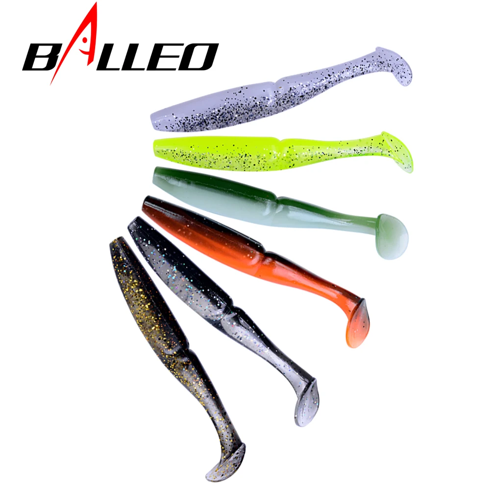 Balleo-señuelo suave de doble color para pesca, cebo Artificial de silicona, 12g/11cm, 3 unids/lote - imagen 3