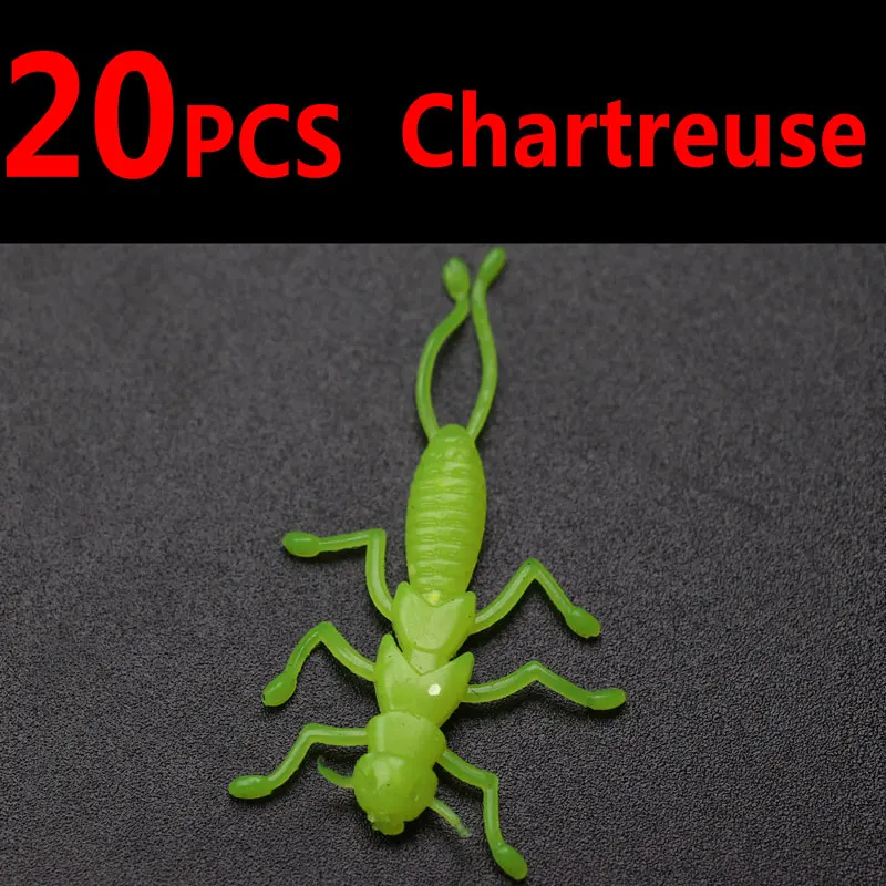 20pcs chartreuse