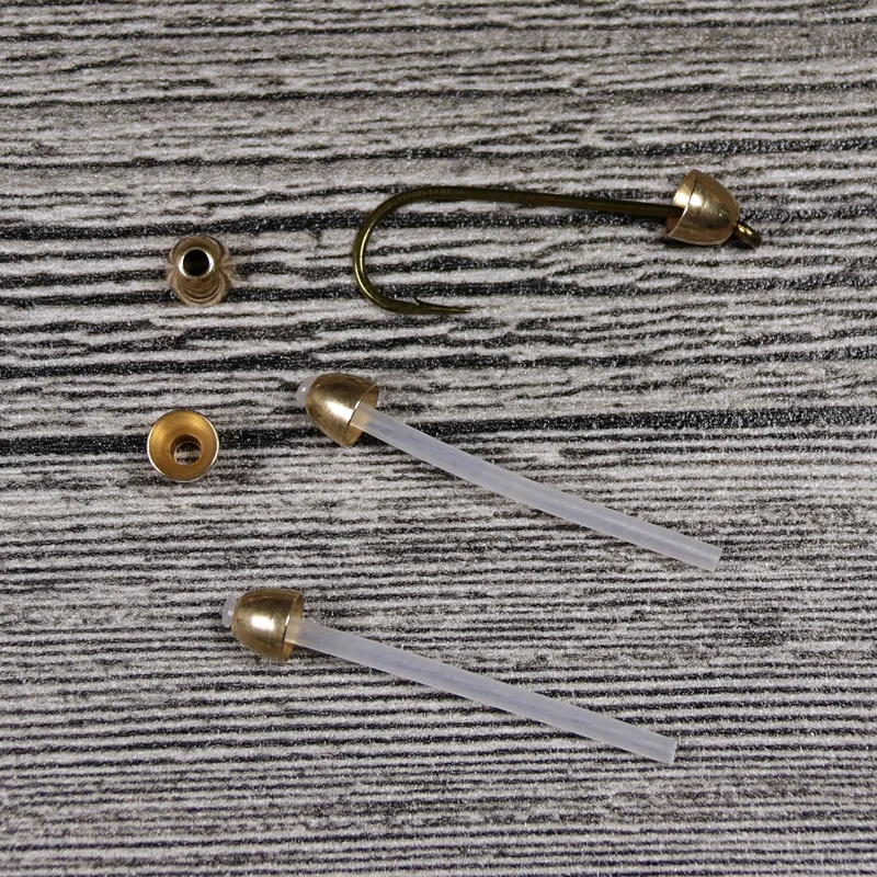 Wifreo-Cuentas de cabeza de cono de latón para atado de moscas, Material de atado de moscas Zonker, tubo de revestimiento de 2mm, 200 unidades, venta al por mayor - imagen 4