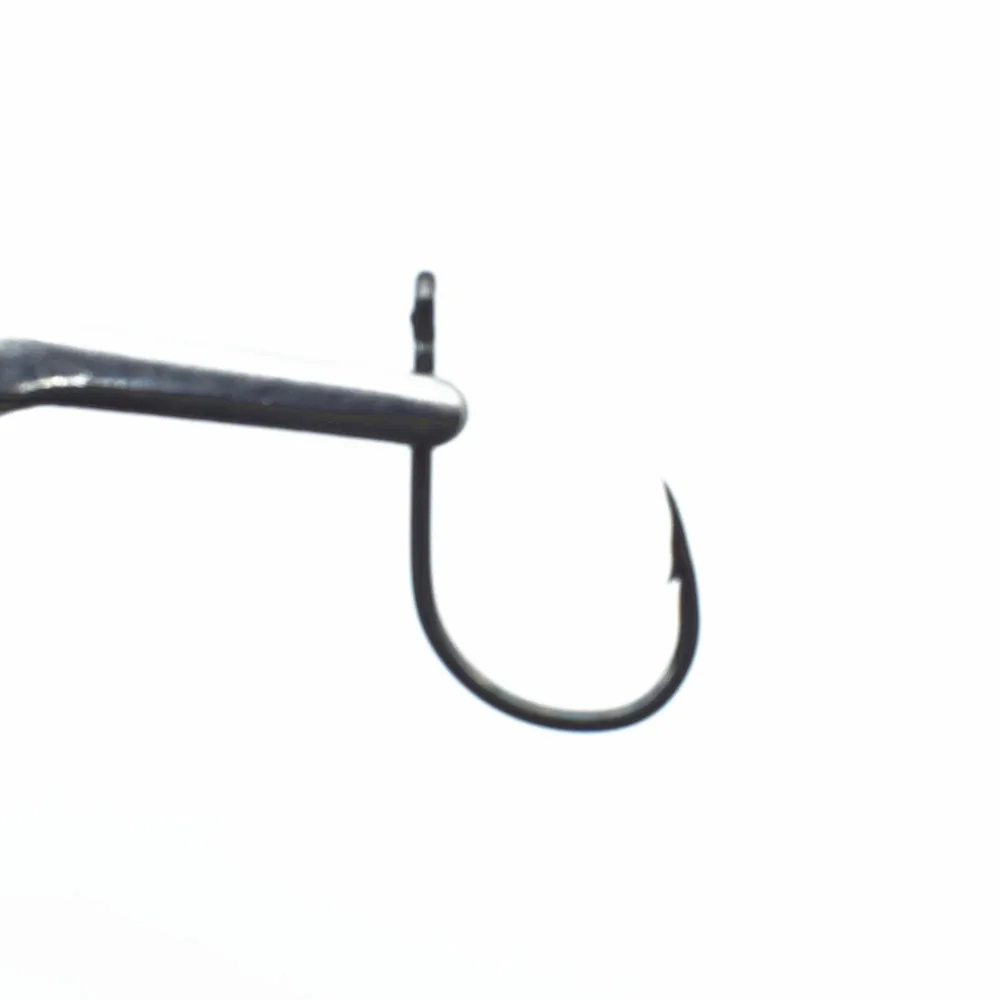 1000 piezas mezcladas de 10 tamaños 3-12 # con caja, cebo de pesca de carpa de acero al carbono, anzuelos de púas afilados - imagen 4