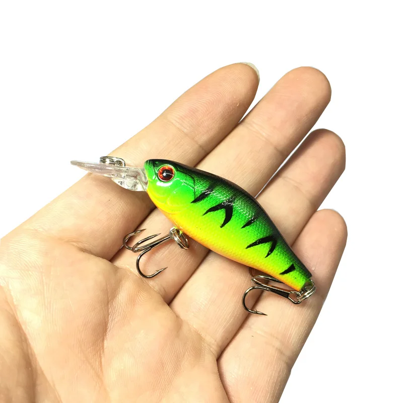 Señuelo de pesca de pez nadador, cebo Artificial duro de manivela, wobblers para pesca japonesa, Mini señuelo Crankbait, 7cm, 8,1g, 1 ud. - imagen 2