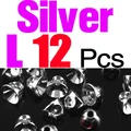 12pcs Silver L