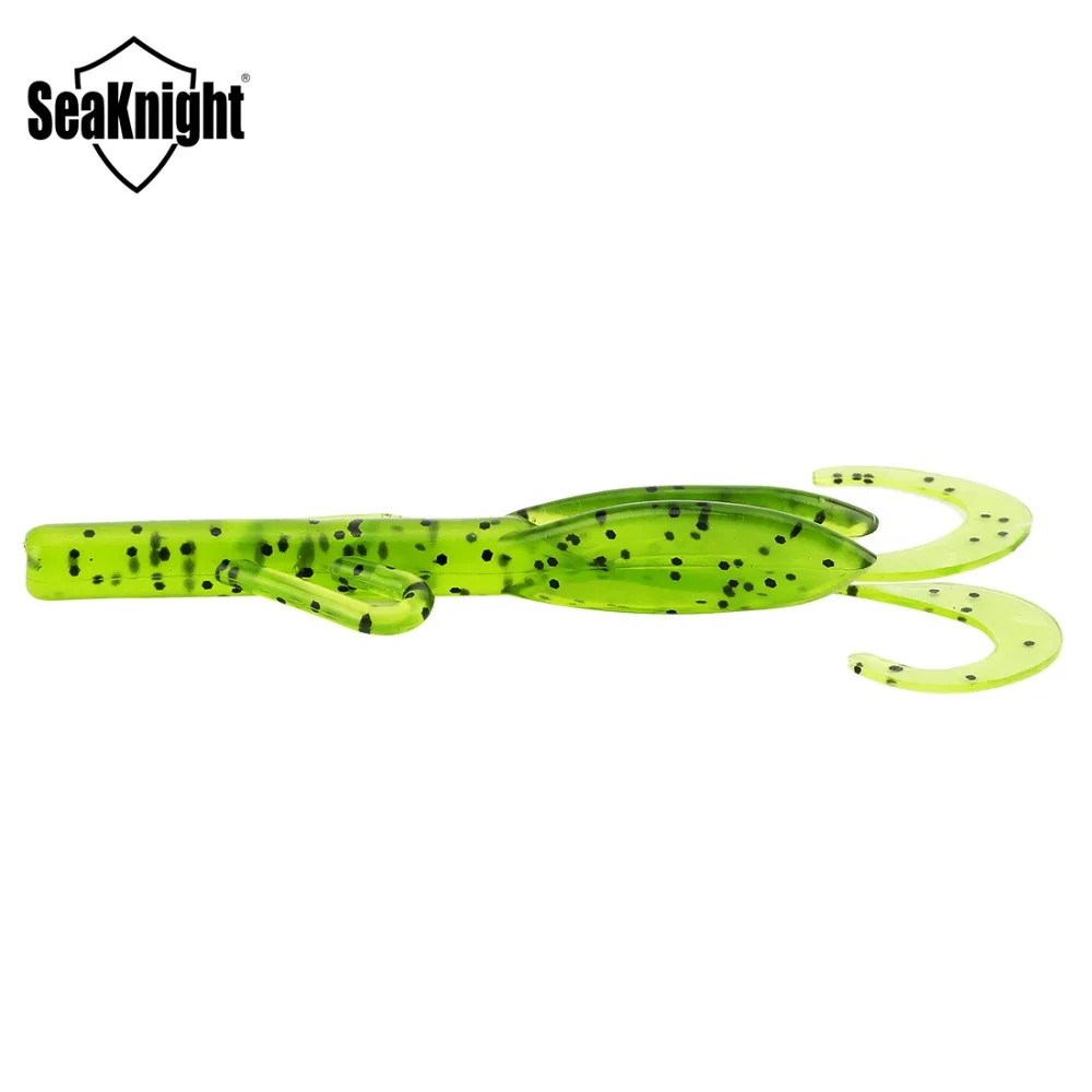 SeaKnight SL007 señuelo de pesca de camarones 6,2g 110mm 6 unids/bolsa cebos blandos cebo de silicona para lubina aparejos de pesca de oruga de agua salada/dulce - imagen 5