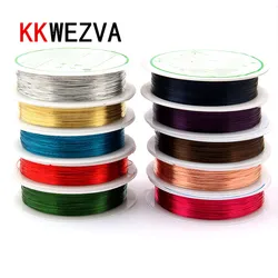 KKWEZVA, 10 colores, diámetro mixto, alambre de cobre de 0,3mm/señuelo de pesca con mosca, material para hacer cebo, Midge Larve, Ninfa, Material para atar moscas