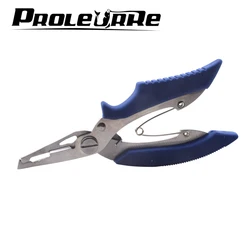 Proleurre-Alicates de pesca de acero inoxidable, herramienta de aparejos, cortador de línea de pesca de PE, tijeras, accesorios de herramienta de pesca