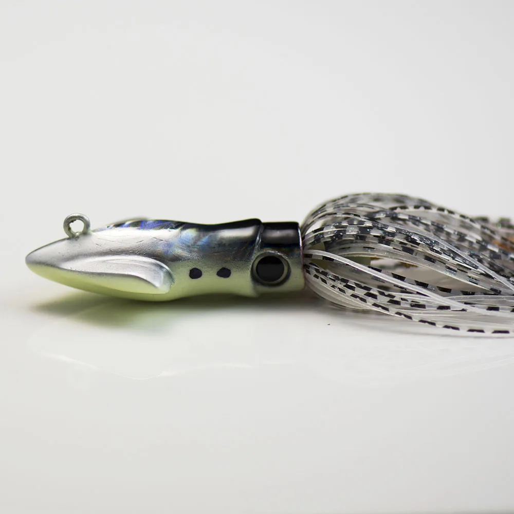 Countbass-señuelo de plantilla de calamar Madai, falda de silicona para el vientre, Jigging salado de goma, pargo brillante, 90g, 3,17 oz