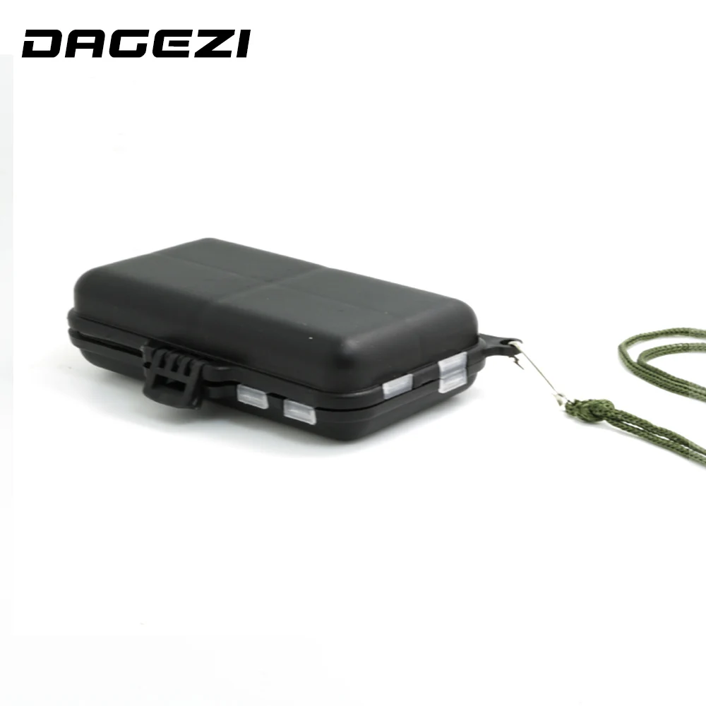 DAGEZI-caja de aparejos de pesca grande, accesorios de pesca con mosca, Popper, 9 compartimentos, ajustable - imagen 3