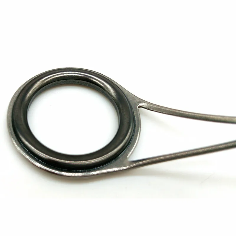 SUNMILE-anillos de guía de cerámica de acero inoxidable, accesorios de pesca DIY, puntas de caña de pescar, anillos de línea para reparar caña, 9 uds. - imagen 3