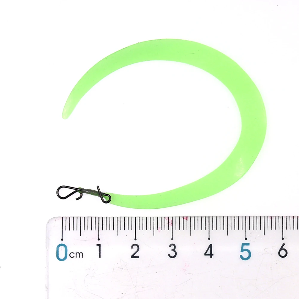 10 Uds pesca en agua salada M pesca prefiada mosca Wiggle colas señuelo/codas de plantilla con cierre rápido para prédator Pike Trout Bass - imagen 4