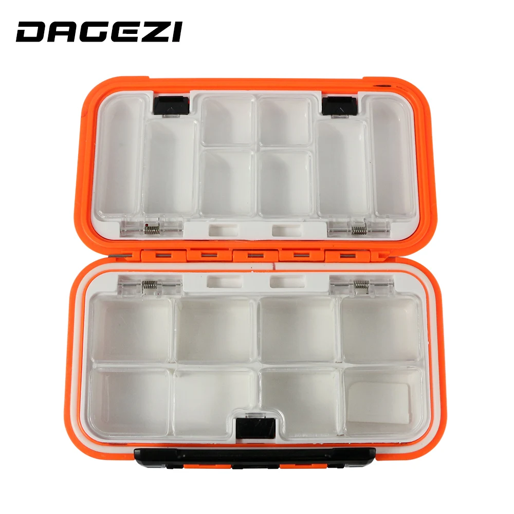 DAGEZI-caja de pesca con mosca multifunción, accesorios de pesca, 16 compartimentos, ajustable, Popper - imagen 3