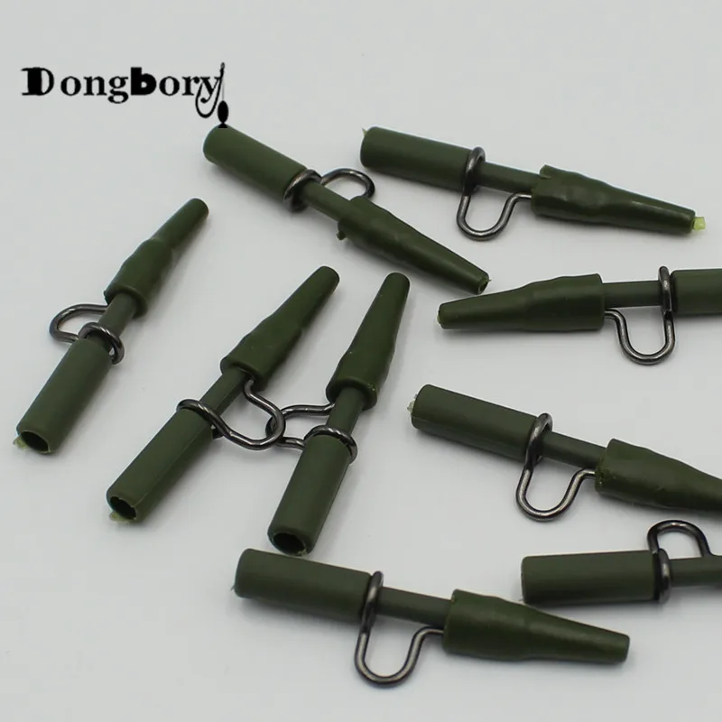 Kit de Clips de seguridad de alta resistencia, pinzas de cambio rápido, conector giratorio a presión, cables de carpa, buscador de peso, equipo de pesca de carpa, aparejos, 20x - imagen 5